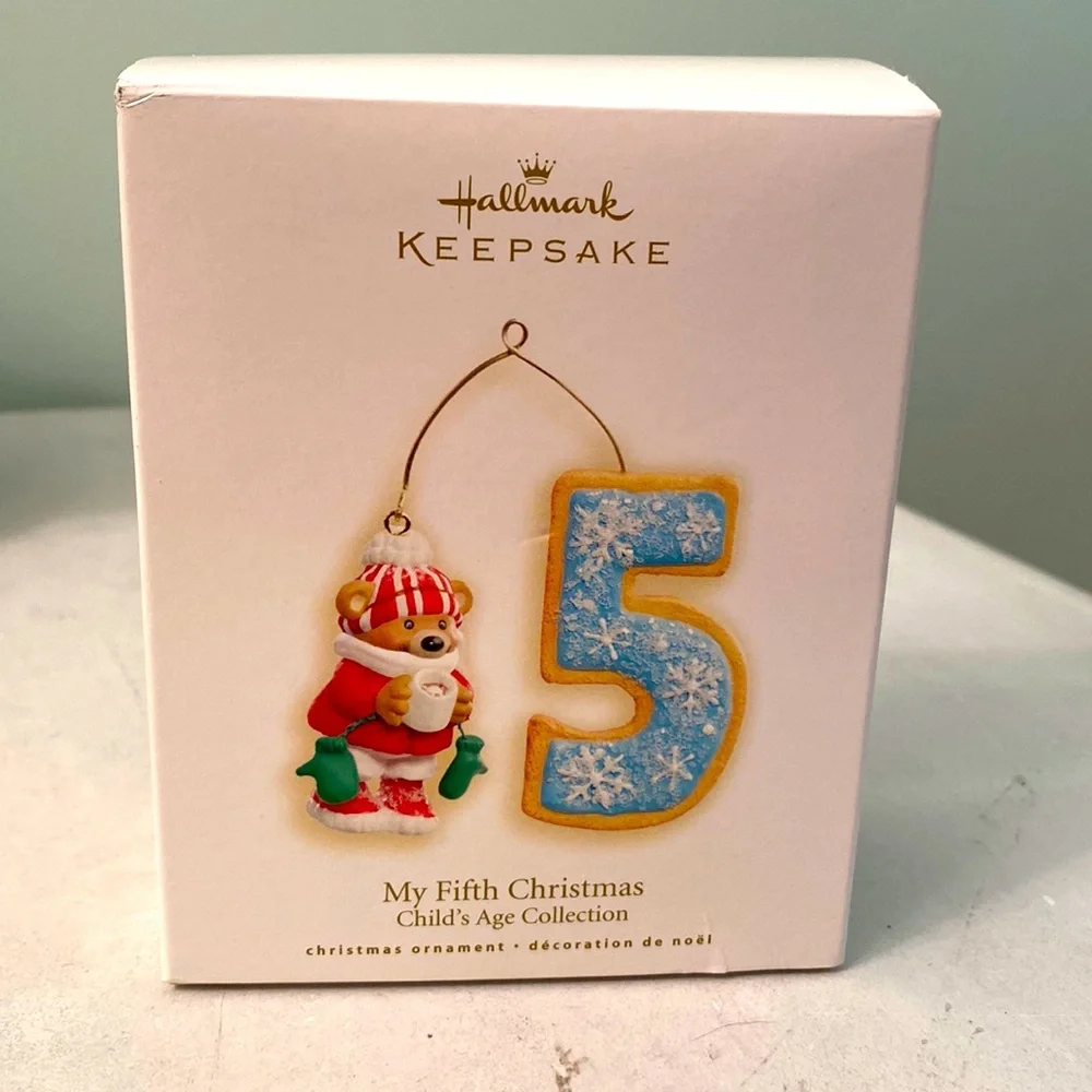 Hallmark Keepsake my Fifth Christmas Child ornament